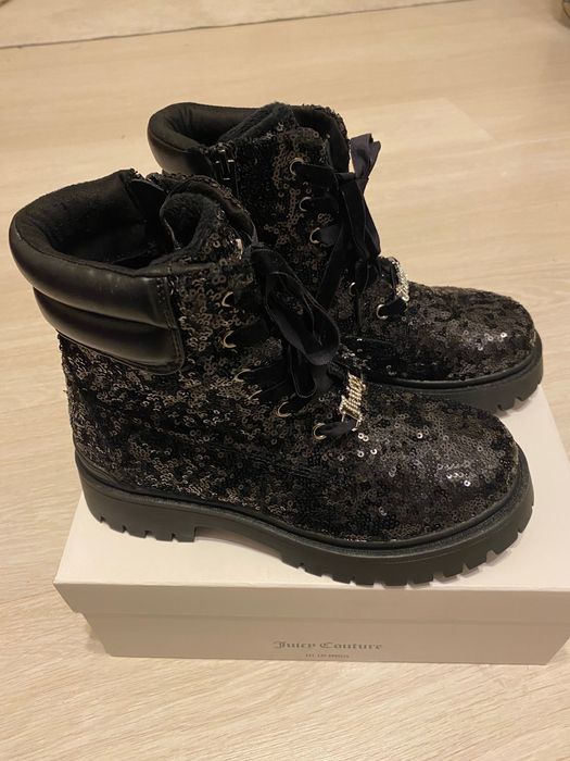 Ghete negre cu paiete Juicy Couture noi