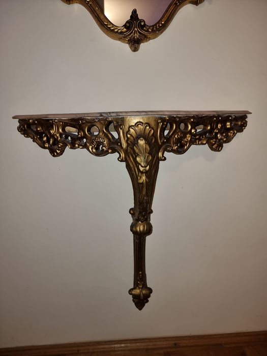 Oglinda cu etajera vintige