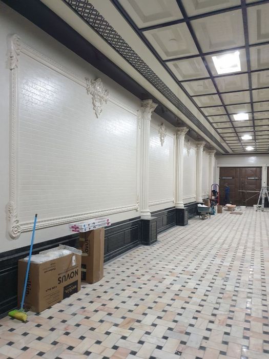 Травертин ва бошка турдаги фасад ишлари Кафолатблан