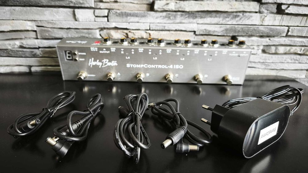 Alimentator pedale chitara Harley Benton StompControl-4 ISO controler MIDI