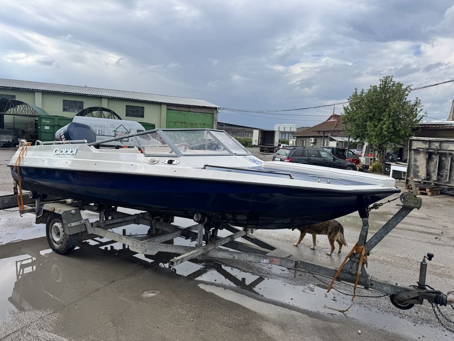 Gobbi sport boat + Yamaha 115 V4 + peridoc/trailer – ready de apă