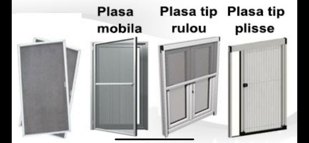 Plasa țânțari - Plasa tip Rulou- Plasa plisse