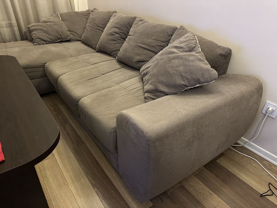 Ъглов Диван 260/180см  - Удобен за сън - Перфектно състояние!!!
