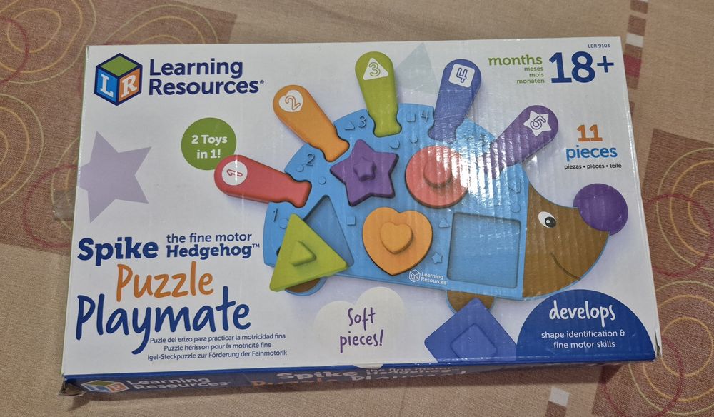 Образователен пъзел Learning Resources - Таралеж