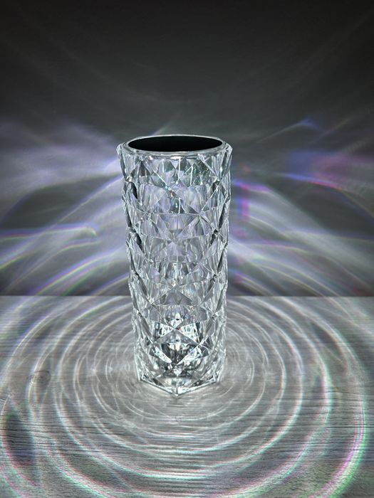Кристална сензорна LED лампа с дистанционно (RGB 16 цвята)