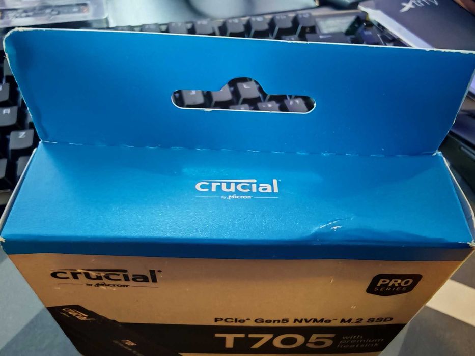 НОВ ! M.2 1TB Crucial T705 NVMe GEN 5 with Heatsink PC/PS5