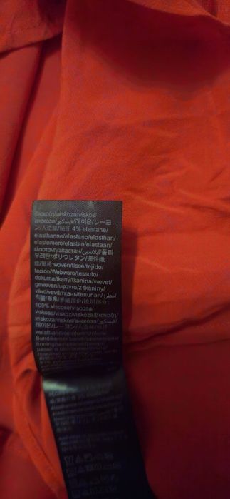 Rochie roșie Calvin Klein Jeans - Mărimea S (2021)