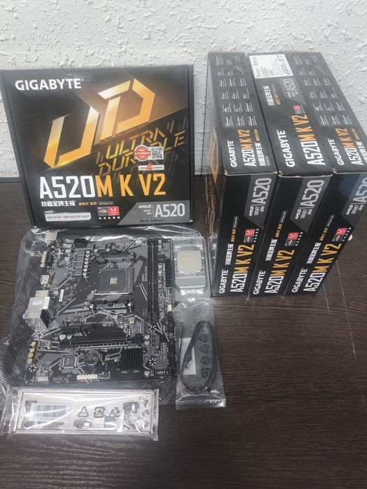 Gigabyte A520M-K+Ryzen 5 5500
