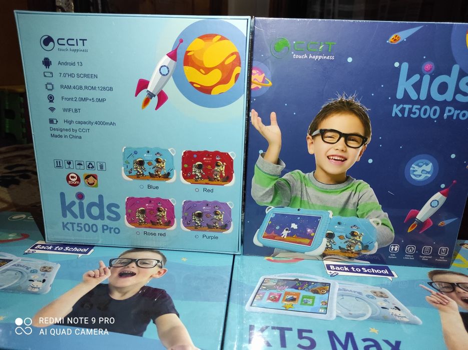 Bolalar plansheti CCIT KT 500 Pro, 4/128 GB, Детский умные планшет