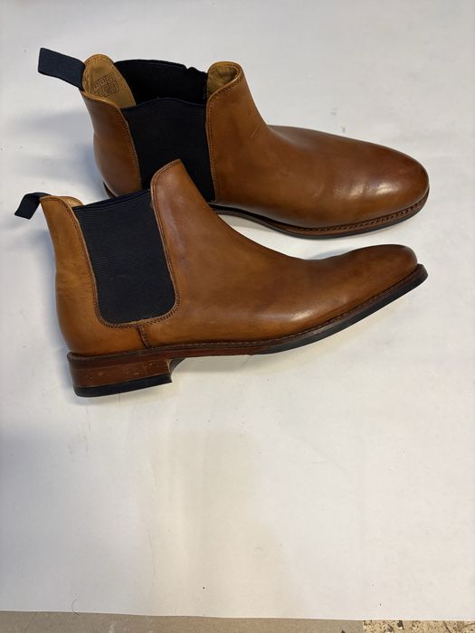 Ghete Chelsea Rowland Brothers piele naturală, Goodyear Welted, mărimea 41