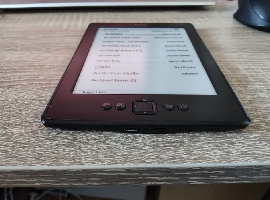 Ebook reader Amazon Kindle generatia 5 ( non paperwhite) taste /WiFi