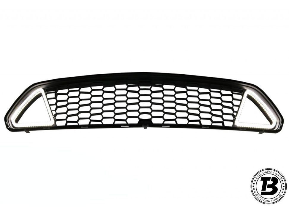 Grila Centrala cu LED compatibila cu Ford Mustang Mk6 VI RTR Design