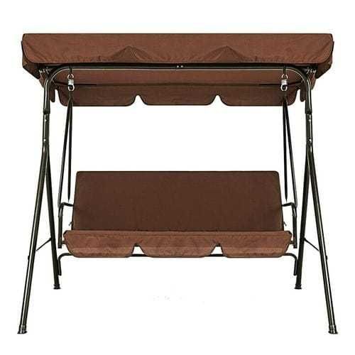 3-местна Водоустройчива Градинска Люлка със сенник до 240кг