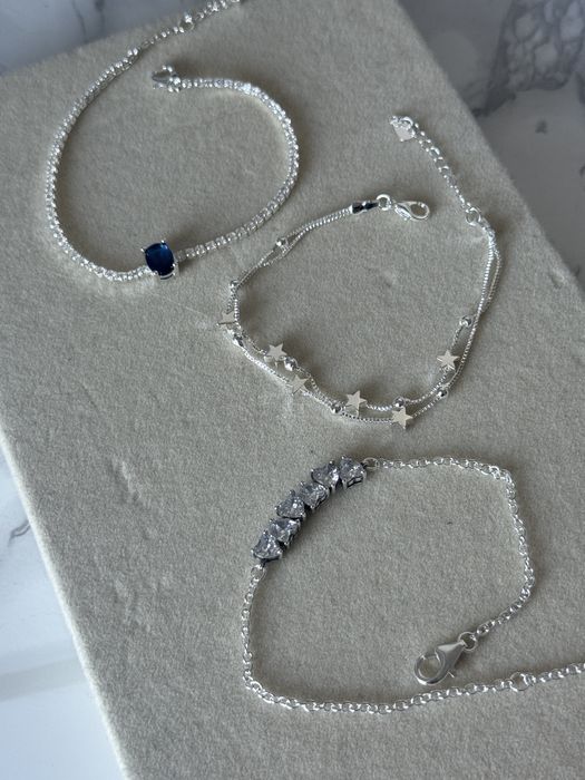 Set de 3 bratari silver 925 new new