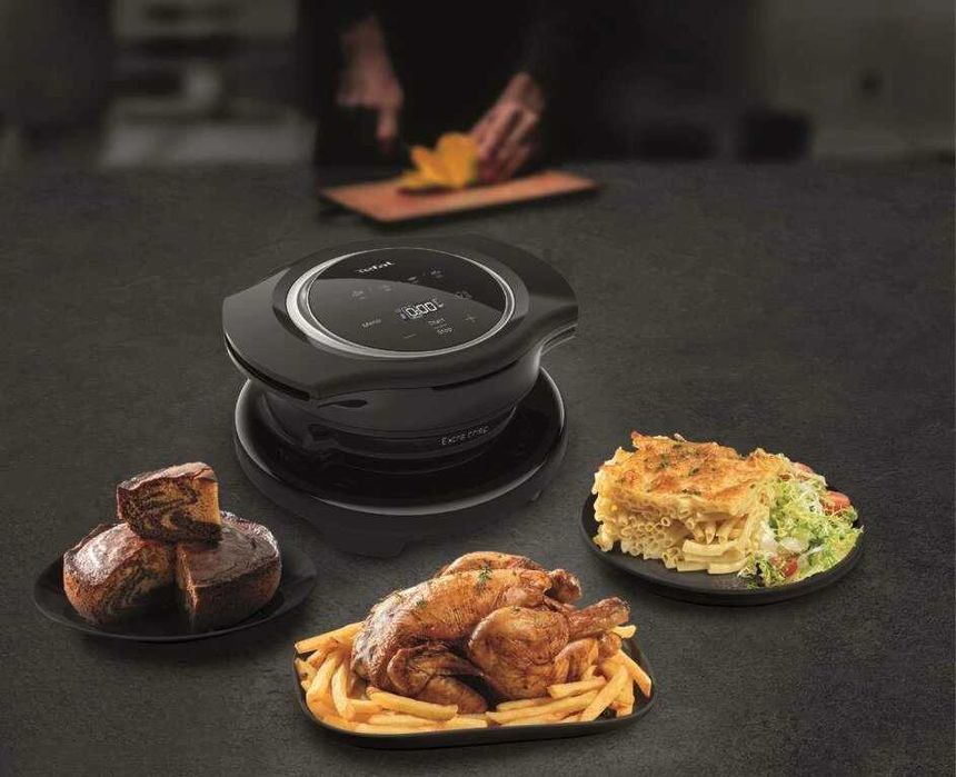 Multicooker inteligent Tefal + si Cook4me Lid Extra crisp + bonus