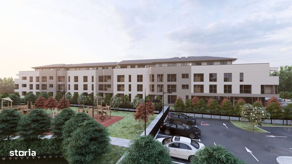 Sun Residence -- Apartament 2 camere - TIP 9 - 54 Mp - Proiect NOU -
