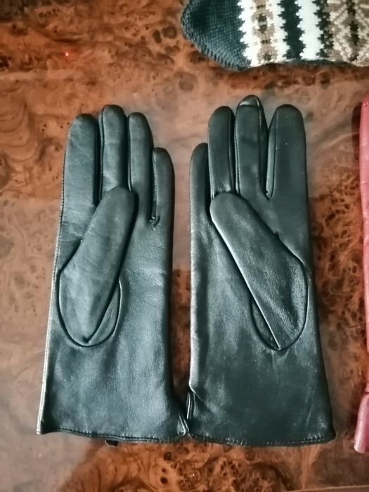 Перчатки кожаные