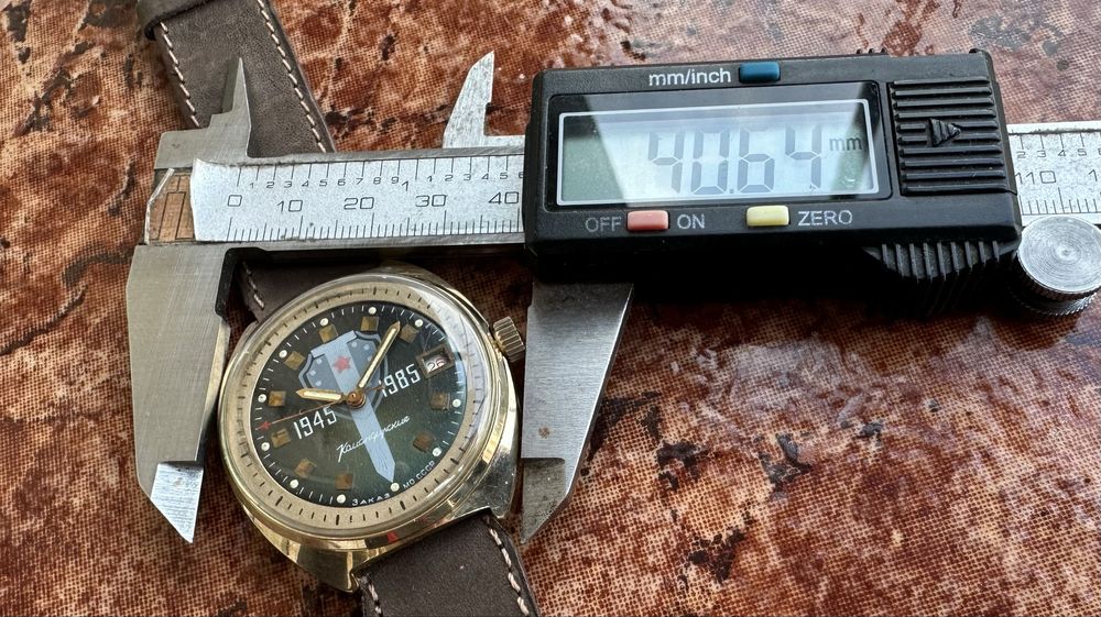 Сьветски механичен  позлатен часовник командирские заказ МО СССР