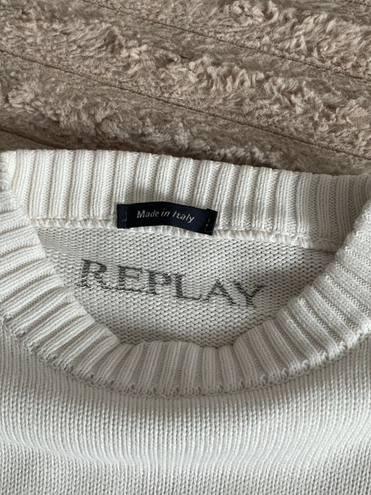Replay Made In Italy уникален пуловер размер М