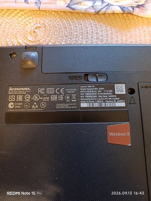 Lenovo G50-70 лаптоп
