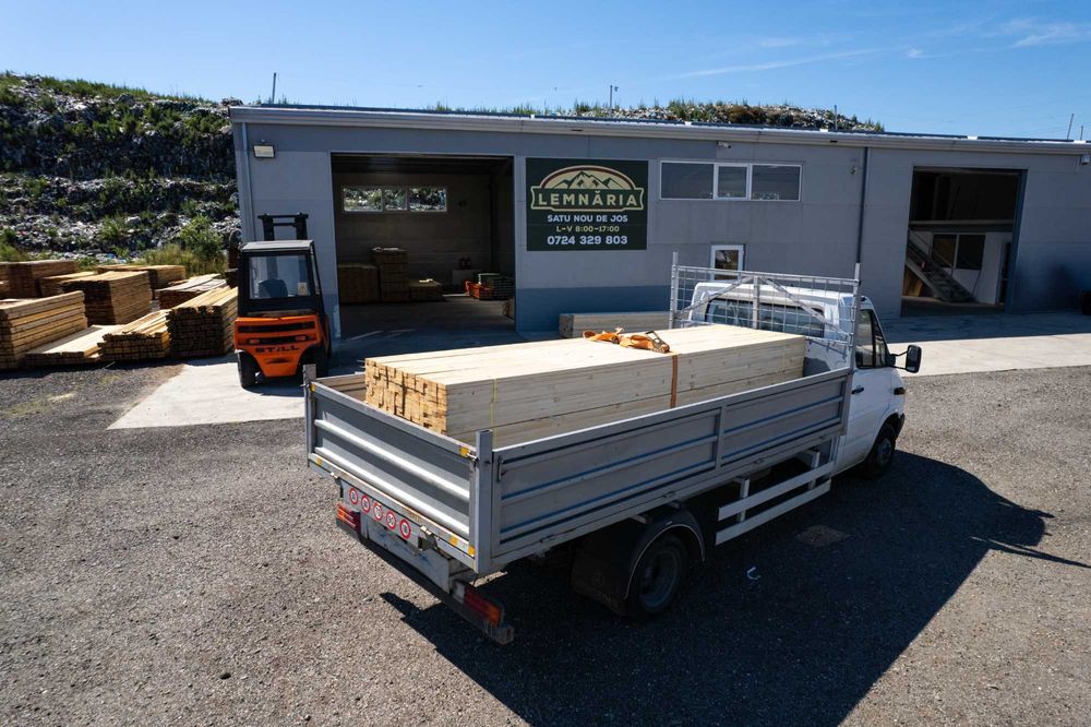 Vindem leturi - depozit cherestea Satu Nou de jos - Giratoriu Italsofa