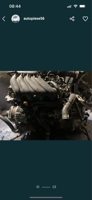 Motor nissan 1.6 benzina HR16 2016 piese dezmembrari