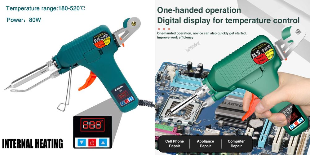 Pistol lipit cu rola atasabila + sarmna + Pensa +Pompa cositor. Nou!