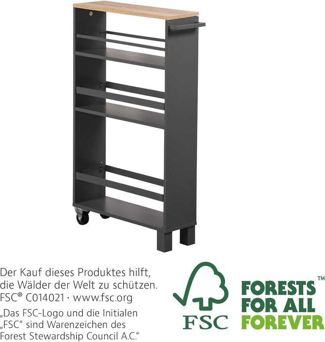 Супер практична нишова количка Kesper, Германия