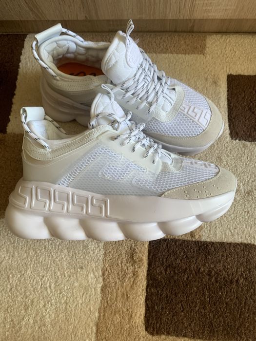 Versace chain reaction full white ,42, 43