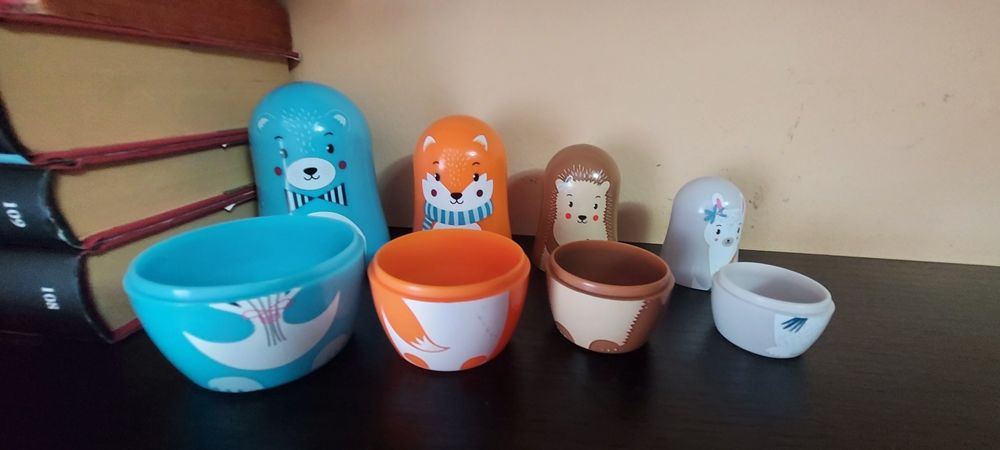 Set pentru copii Matrioska, ursuleti, 4 bucati