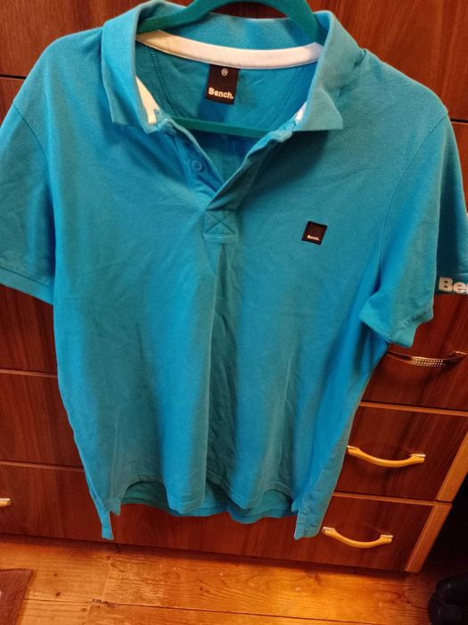 Tricou polo albastru Bench L/XL