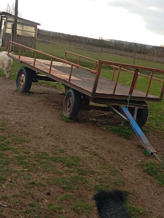 Tractor belarus 80 și remorca