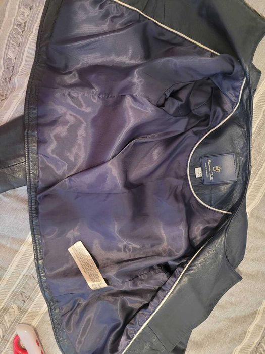 продавам  кожено яке за момиче ръст 122-134см