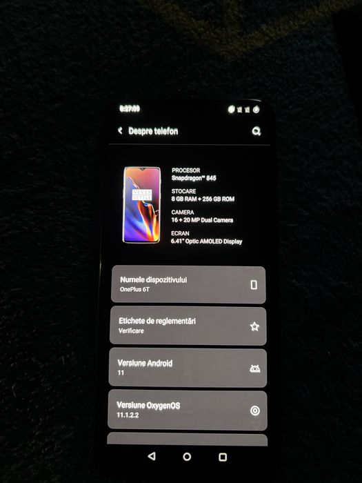 One plus 6t 256gb 8 gb ram