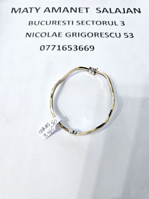 Vand bratara din aur 14 k 9.46 g cod ms 50