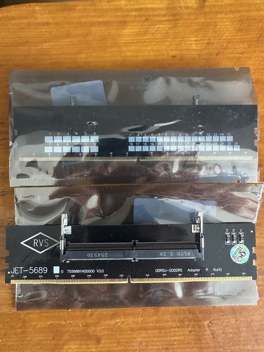 Vand adaptoare ddr5 sodimm to dimm