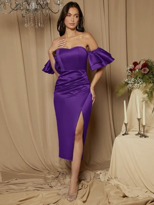 Rochie elegantă mov