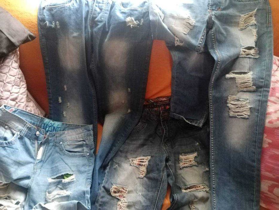 Дънки -къси и дълги -С + подарък