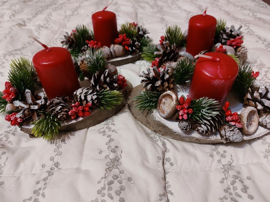 Коледни свещници