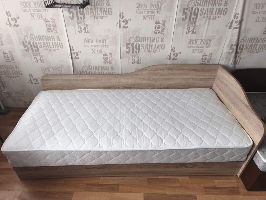 Легло Сити с повдигащ механизъм и матрак