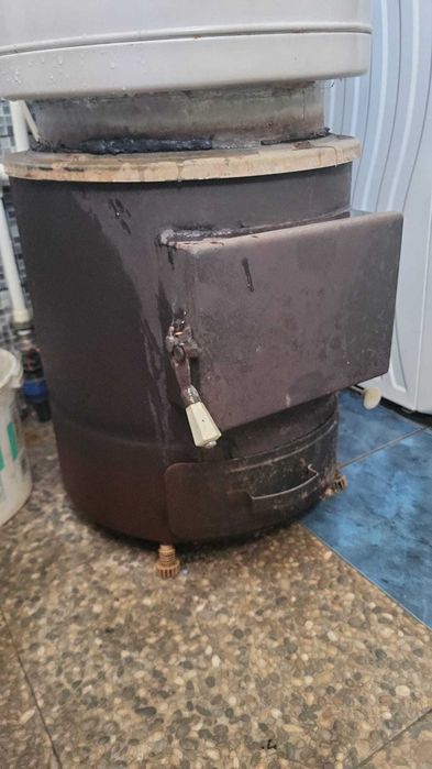 Boiler de baie 2 surse, lemn-electric + soba - Eltim