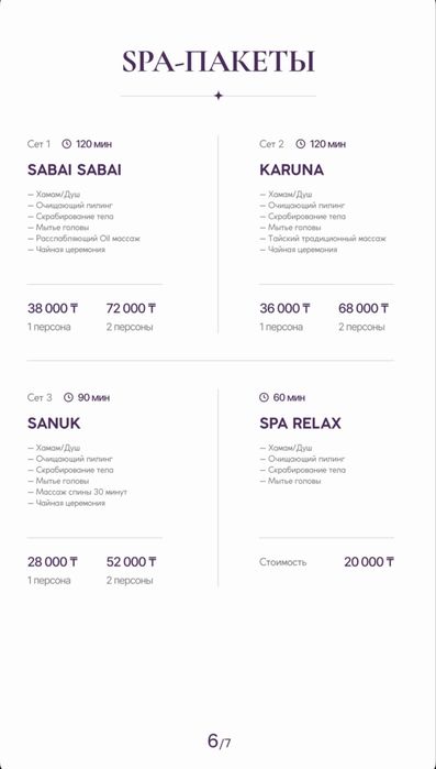 Сертификат в Imbir SPA номинал 45 тыс.