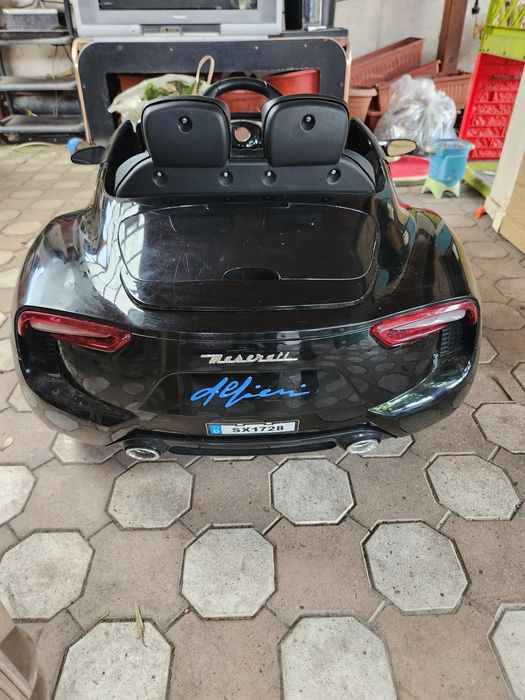 Електрическа кола за деца, Mappy Maserati Alfieri, Черна