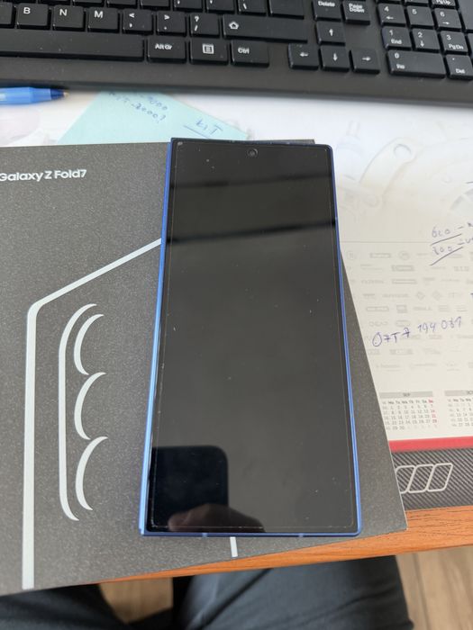 Samsung Fold 7 256 gb blue shadow Garantie