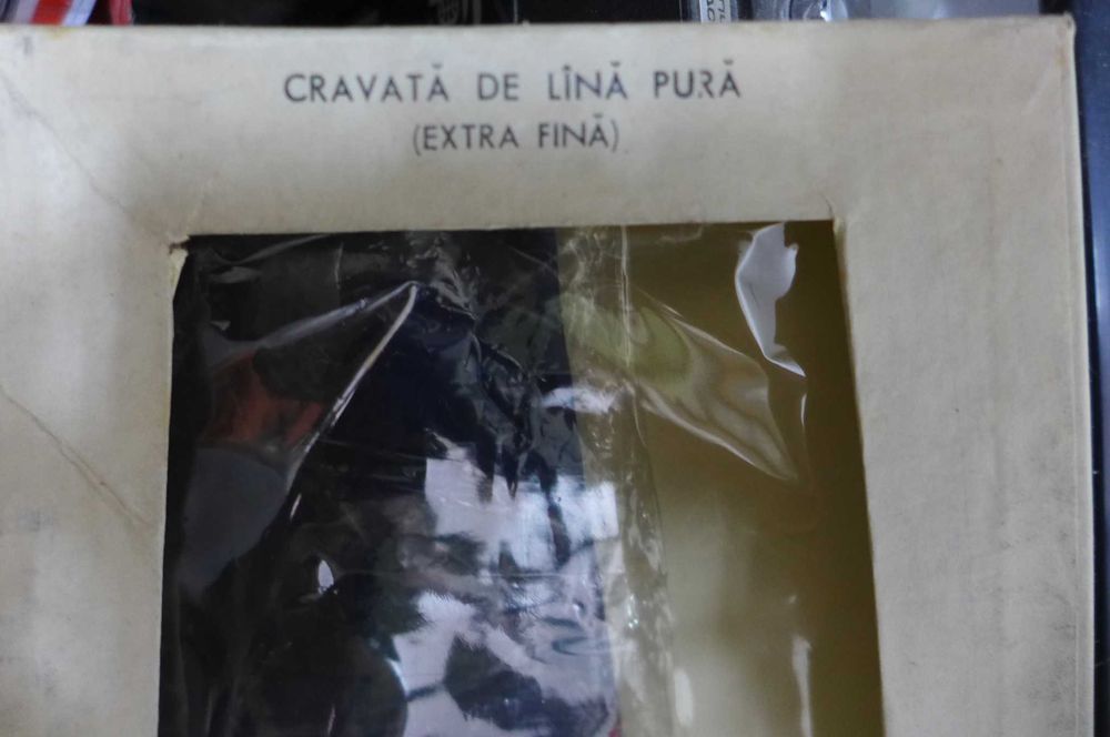 Cravata Lana pura 100% Made in Romania Olimpiada Moscova 1980 RARA