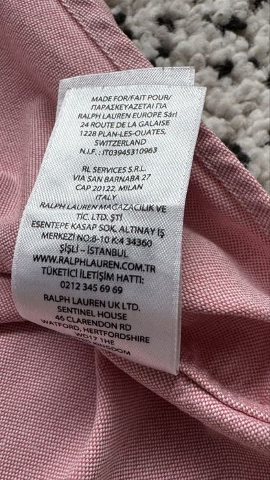 Мъжка риза Polo Ralph Lauren размер 5XL