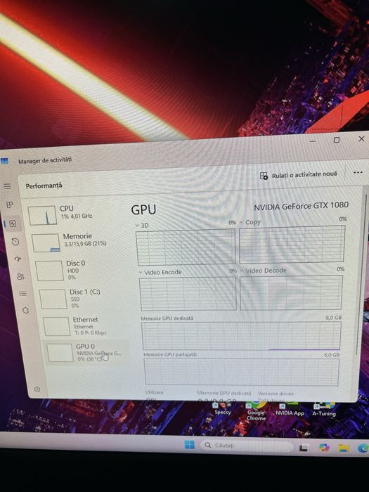 Pc gaming full +Monitor 144hz•i5gen9•16gb ram•GTX1080 8gb