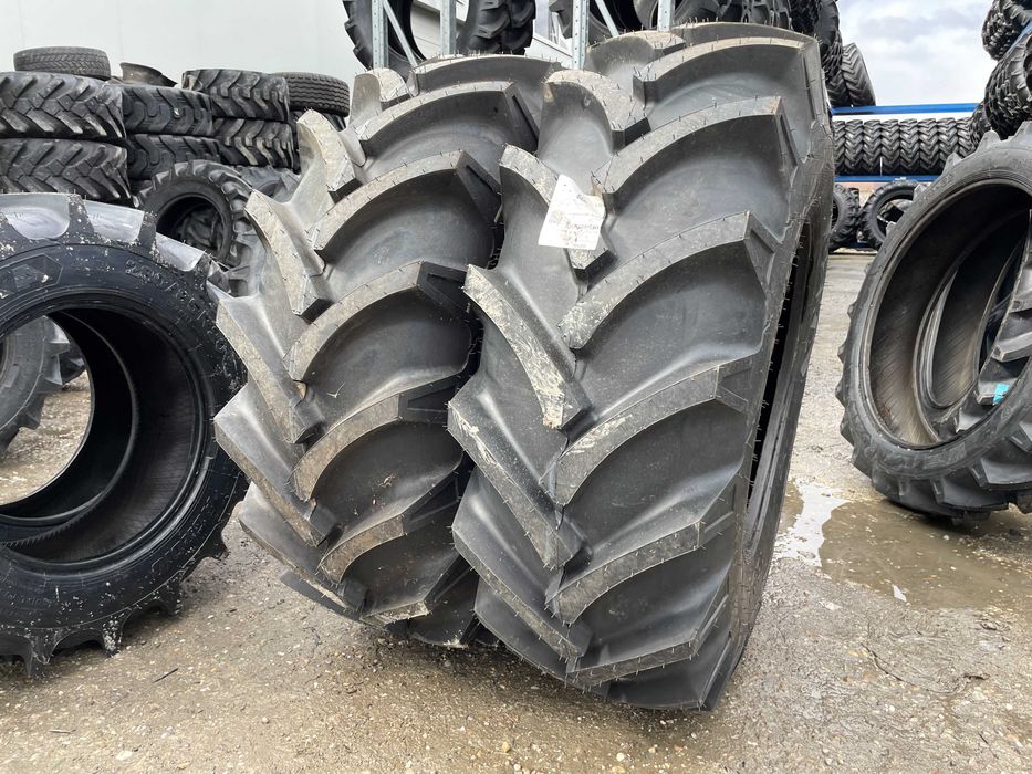 16.9-24 cauciucuri noi cu 10 pliuri pentru tractor fata marca OZKA