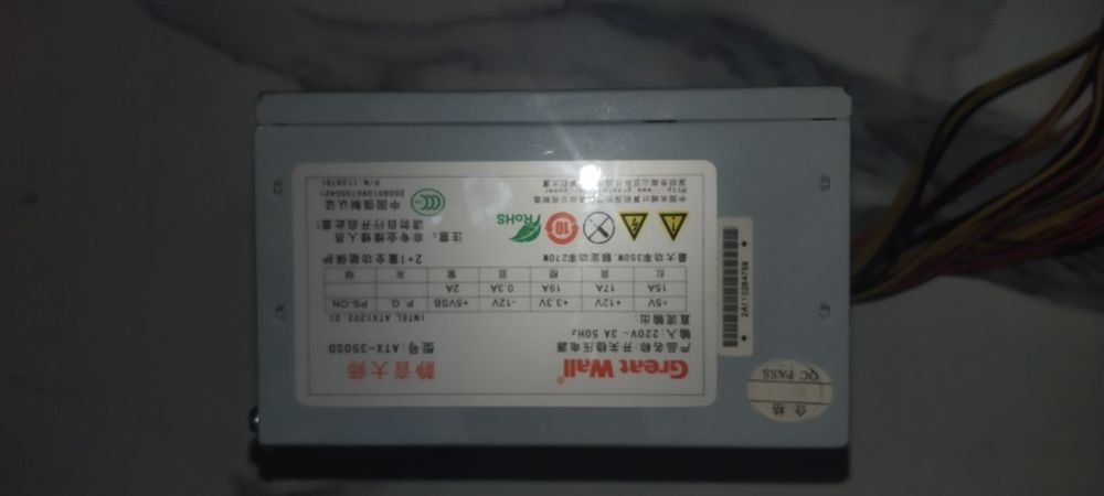 Блок питания 350W Great Wall ATX-350SD