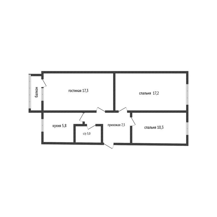 Продажа 3-комнатной квартиры